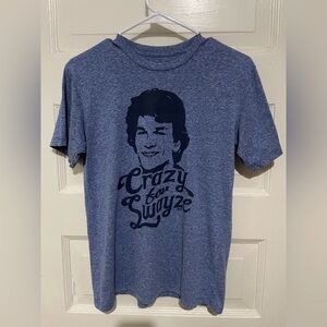 Solid Threads Crazy for Swayze Blue Graphic T-Shirt, Small